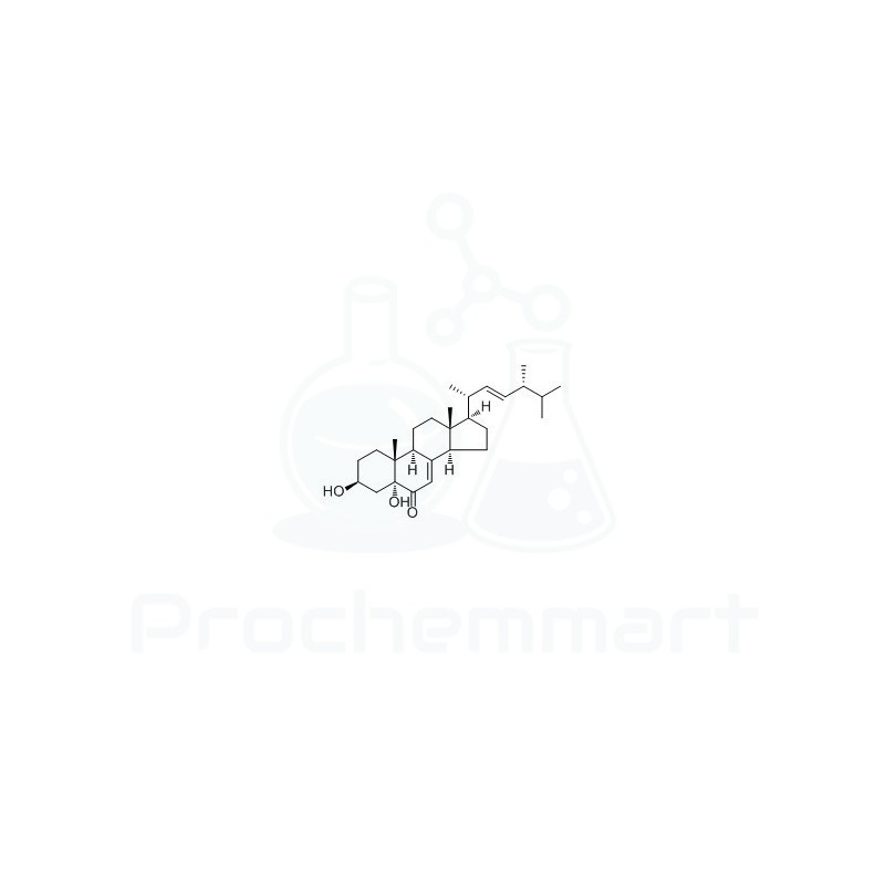 3,5-Dihydroxyergosta-7,22-dien-6-one | CAS 14858-07-2