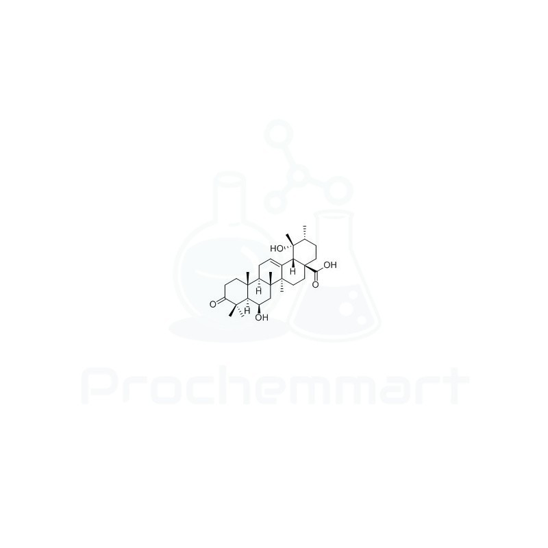 6β,19-Dihydroxy-3-oxours-12-en-28-oic acid | CAS 194027-11-7