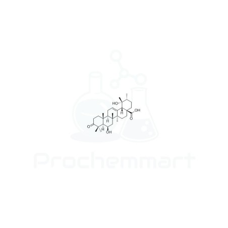 6β,19-Dihydroxy-3-oxours-12-en-28-oic acid | CAS 194027-11-7