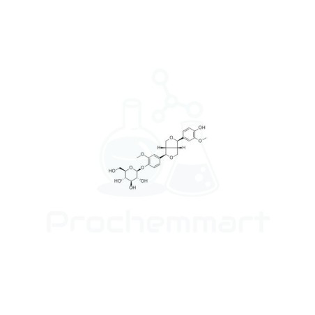 (-)-Pinoresinol 4-O-glucoside | CAS 41607-20-9