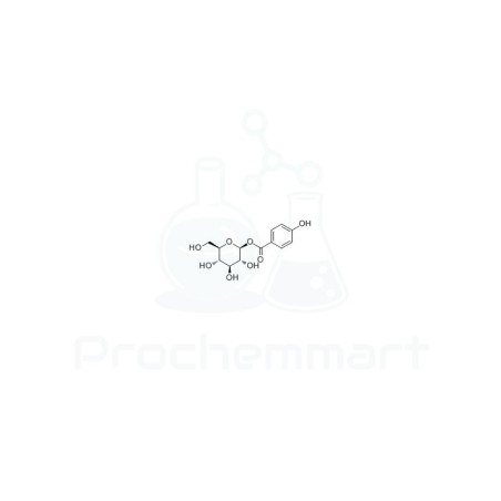 1-(4-Hydroxybenzoyl)glucose | CAS 25545-07-7