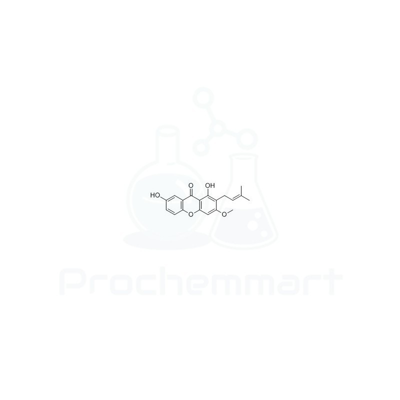 1,7-Dihydroxy-3-methoxy-2-prenylxanthone | CAS 77741-58-3