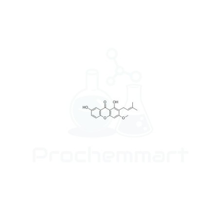 1,7-Dihydroxy-3-methoxy-2-prenylxanthone | CAS 77741-58-3