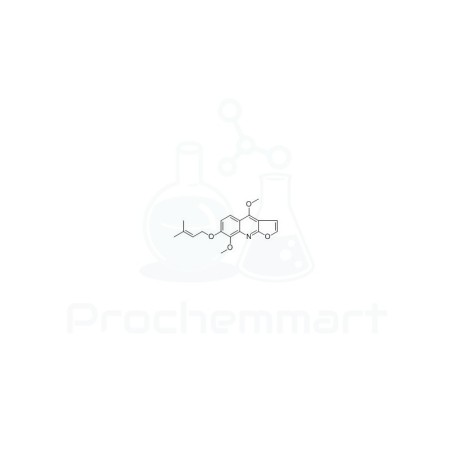 7-Isopentenyloxy-gamma-fagarine | CAS 23417-92-7