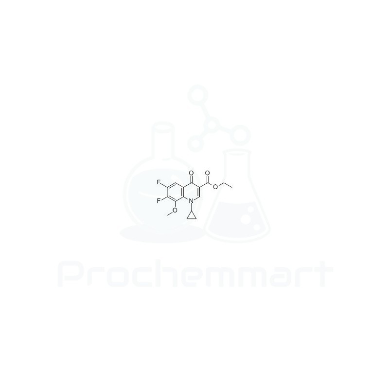 1-Cyclopropyl-6,7-difluoro-1,4-dihydro-8-methoxy-4-oxo-3-quinolinecarboxylic acid ethyl ester | CAS 112811-71-9