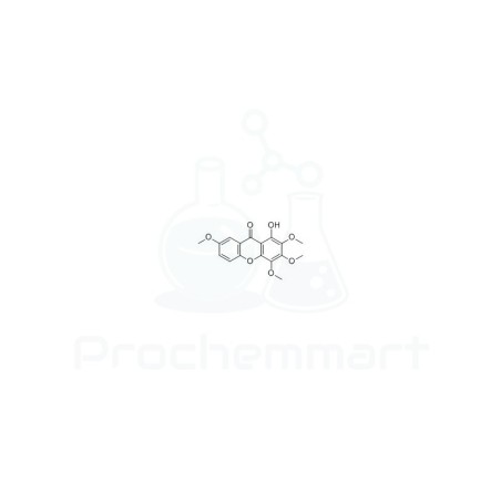 1-Hydroxy-2,3,4,7-tetramethoxyxanthone | CAS 14103-09-4