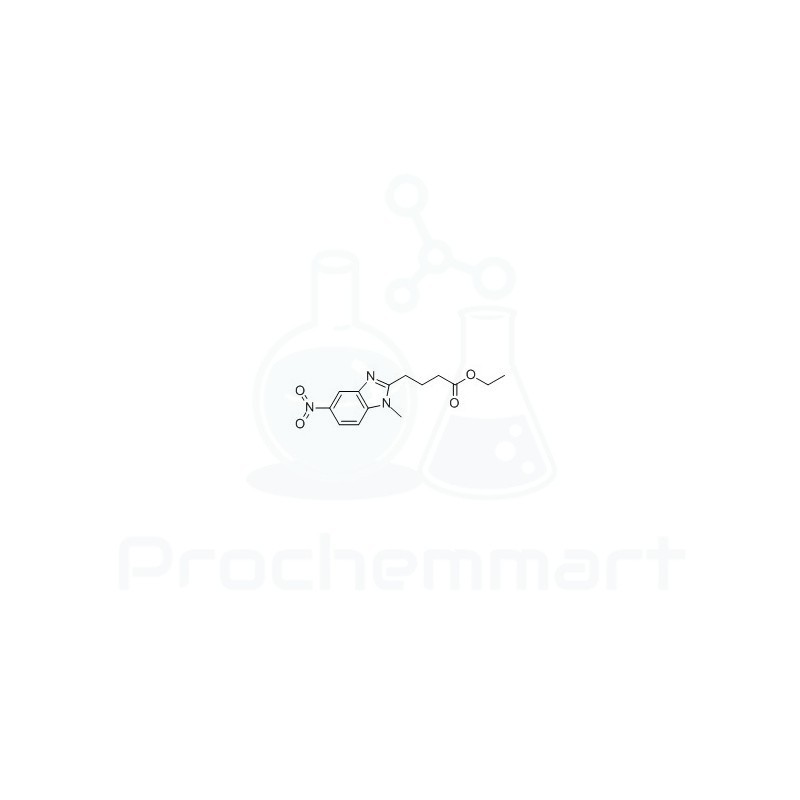 1-Methyl-5-nitro-1H-benzimidazole-2-butanoic acid ethyl ester | CAS 3543-72-4