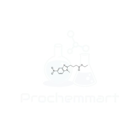 1-Methyl-5-nitro-1H-benzimidazole-2-butanoic acid ethyl ester | CAS 3543-72-4