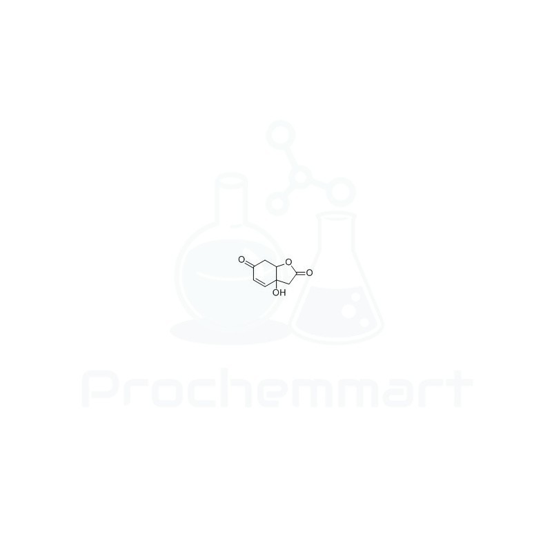 1-Oxo-4-hydroxy-2-en-4-ethylcyclohexa-5,8-olide | CAS 55604-88-1