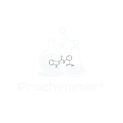 2-(1H-Indole-3-carboxamido)benzoic acid | CAS 171817-95-1