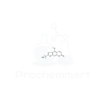 2-(1-Hydroxy-1-methylethyl)-4-methoxy-7H-furo[3,2-g][1]benzopyran-7-one | CAS 54087-32-0