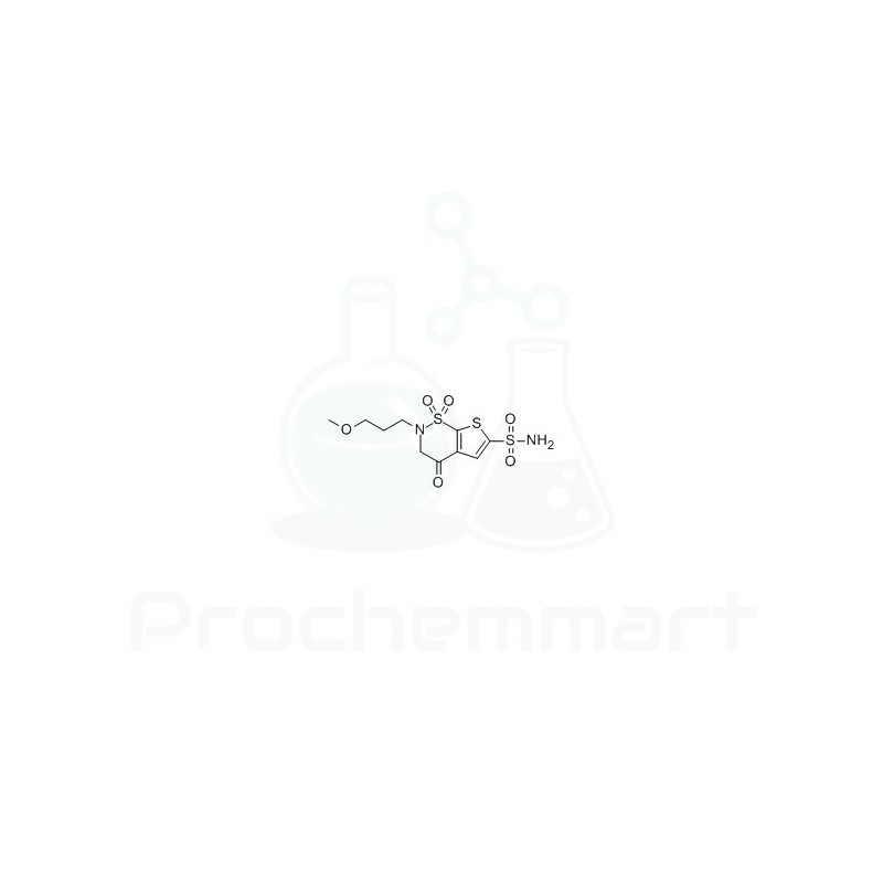 2-(3-Methoxypropyl)-4-oxo-3,4-dihydro-2H-thieno[3,2-e][1,2]thiazine-6-sulfonamide 1,1-dioxide | CAS 154127-41-0