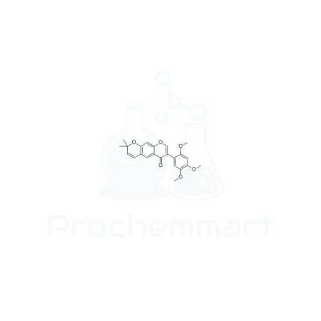 2',4',5'-Trimethoxy-2'',2''-dimethylpyrano[5'',6'':6,7]isoflavone | CAS 211799-56-3
