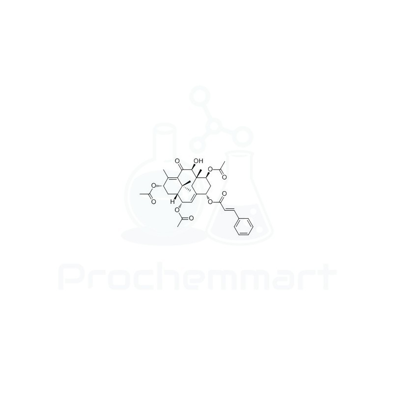 2α,7β,13α-Triacetoxy-5α-cinnamoyloxy-9β-hydroxy-2(3-20)abeotaxa-4(20),11-dien-10-one | CAS 322471-42-1