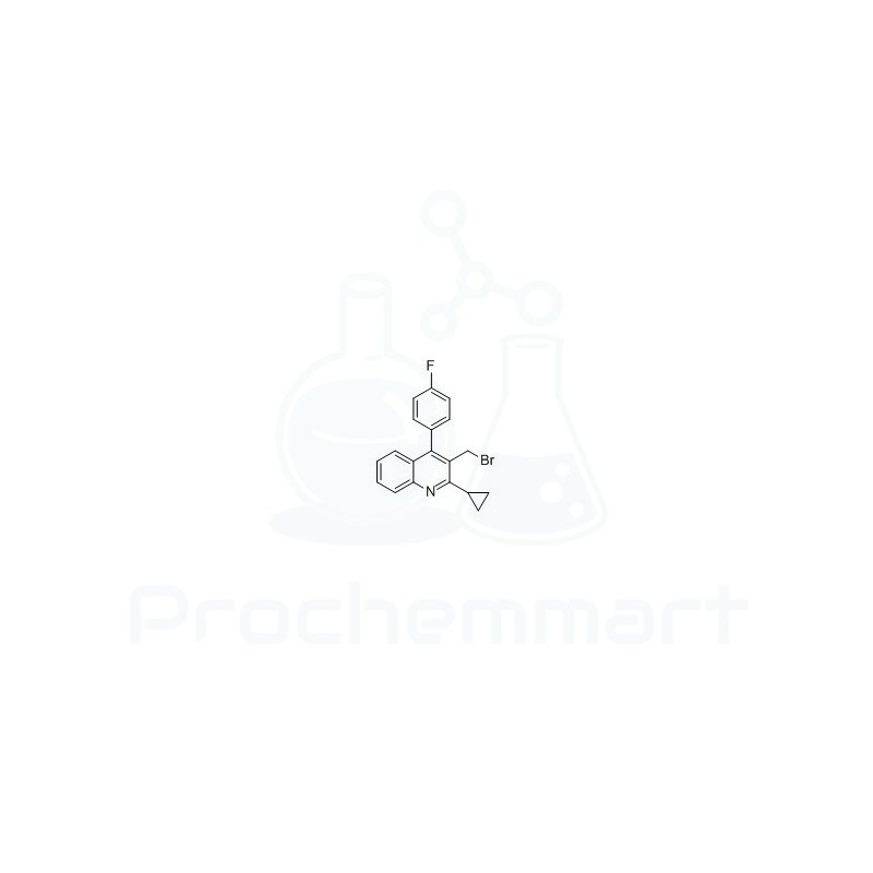 3-(Bromomethyl)-2-cyclopropyl-4-(4'-fluorophenyl)quinoline | CAS 154057-56-4