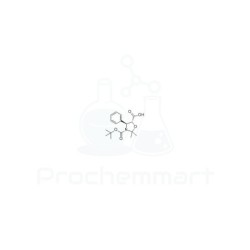 3-(tert-Butoxycarbonyl)-2,2-dimethyl-4-phenyloxazolidine-5-carboxylic acid | CAS 143527-70-2