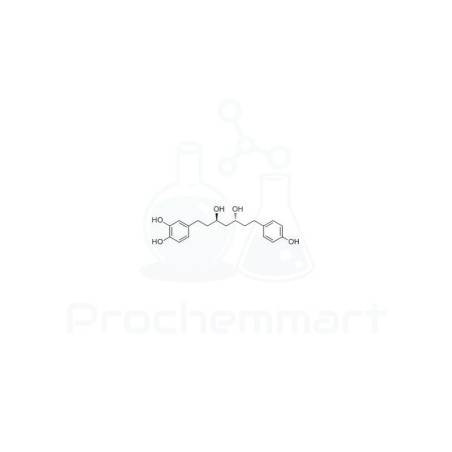 3,5-Dihydroxy-1-(3,4-dihydroxyphenyl)-7-(4-hydroxyphenyl)heptane | CAS 408324-00-5