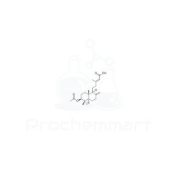 3-Acetoxy-8(17),13E-labdadien-15-oic acid | CAS 63399-37-1