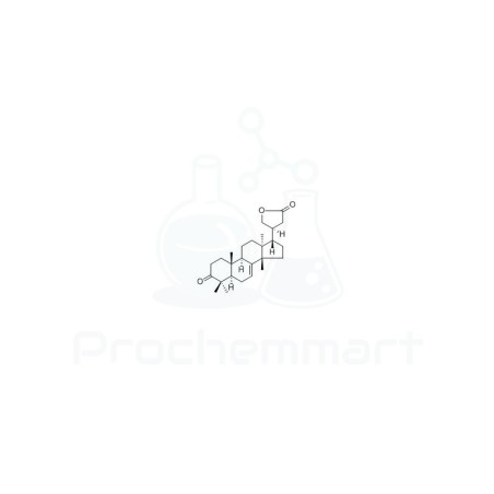 3-Oxo-24,25,26,27-tetranortirucall-7-en-23,21-olide | CAS 828935-47-3