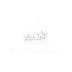 3-O-β-Allopyranosyl-(1-4)-β-oleandropyranosyl-11-O-isobutyryl-12-O-acetyl-Tenacigenin B | CAS 1260252-18-3