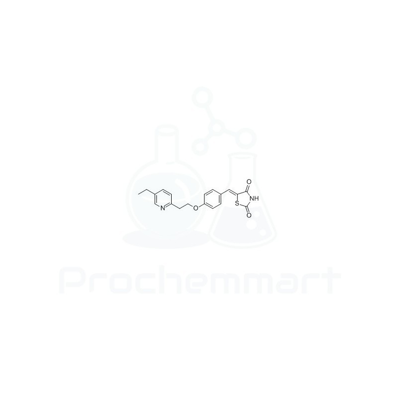 5-(4-(2-(5-Ethylpyridin-2-yl)ethoxy)benzylidene)thiazolidine-2,4-dione | CAS 144809-28-9