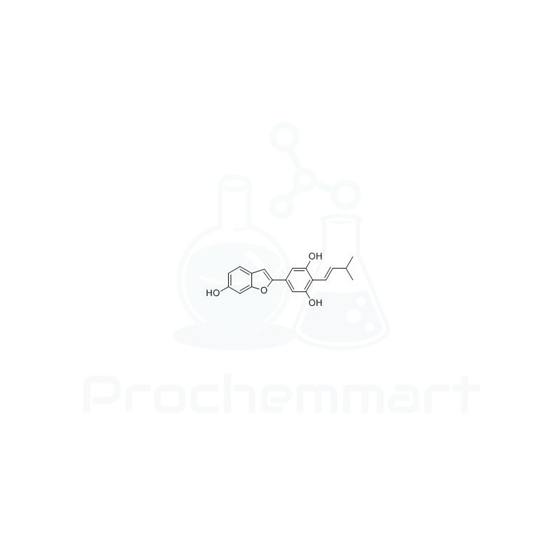5-(6-Hydroxybenzofuran-2-yl)-2-(3-methylbut-1-enyl)benzene-1,3-diol | CAS 936006-11-0