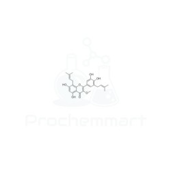 5,7,3',4'-Tetrahydroxy-3-methoxy-8,5'-diprenylflavone | CAS 1353676-65-9