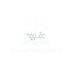 5,7-Dihydroxy-3-(4-hydroxy-3,5-dimethoxybenzyl)-6,8-dimethylchroman-4-one | CAS 212201-12-2