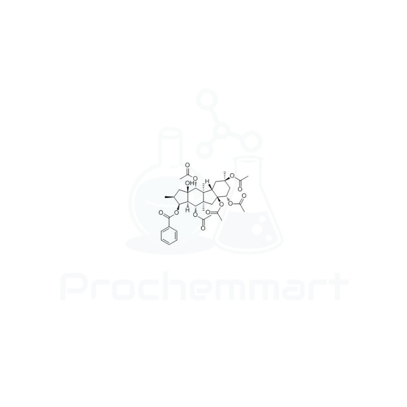 5,8,9,10,14-Pentaacetoxy-3-benzoyloxy-15-hydroxypepluane | CAS 210108-91-1