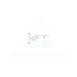 5-[Bis(2-hydroxyethyl)amino]-1-methyl-1H-benzimidazole-2-butanoic acid ethyl ester | CAS 3543-74-6