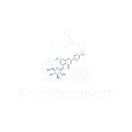 7,4-Di-O-methylapigenin 5-O-glucoside | CAS 197018-71-6