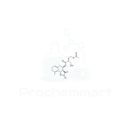 8β-(4-Acetoxy-5-hydroxytigloyloxy)costunolide | CAS 109770-86-7