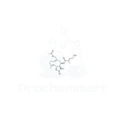 8β-(4-Hydroxytigloyloxy)ovatifolin | CAS 554449-27-3