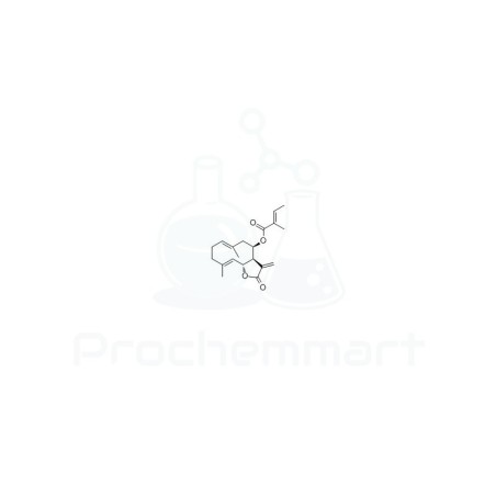 8β-Tigloyloxycostunolide | CAS 96850-21-4