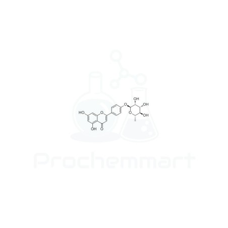 Apigenin 4'-O-rhamnoside | CAS 133538-77-9