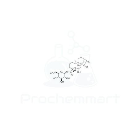 ent-6,9-Dihydroxy-15-oxo-16-kauren-19-oic acid beta-D-glucopyranosyl ester | CAS 81263-98-1