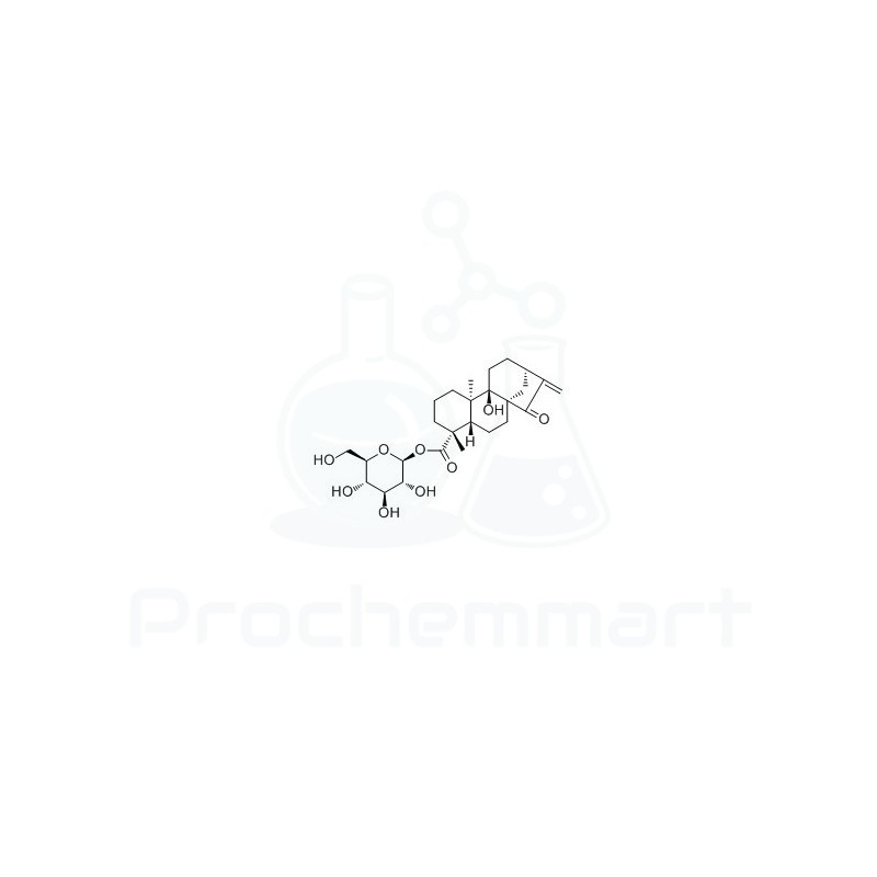 ent-9-Hydroxy-15-oxo-16-kauren-19-oic acid beta-D-glucopyranosyl ester | CAS 81263-96-9