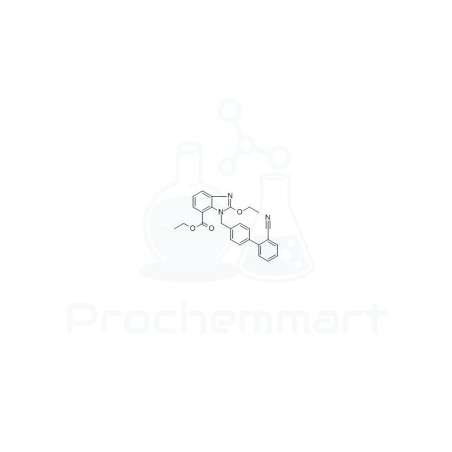 Ethyl 2-ethoxy-1-[(2'-cyanobiphenyl-4-yl)methyl]-1H-benzimidazole-7-carboxylate | CAS 139481-41-7