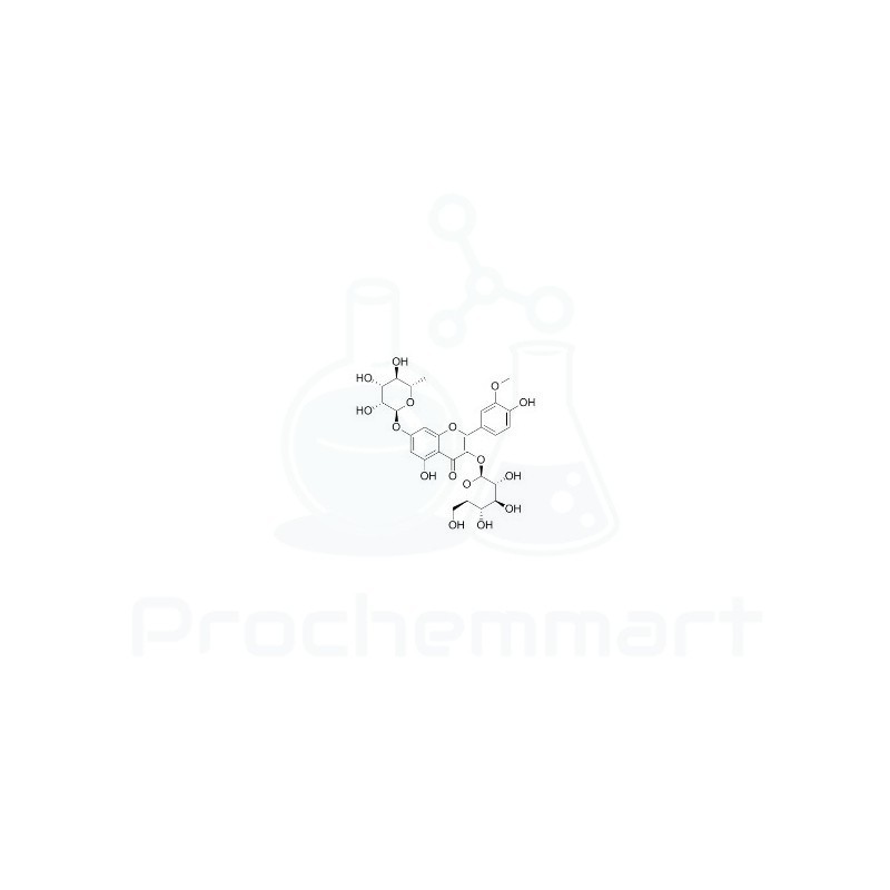 Isorhamnetin 3-glucoside-7-rhamnoside | CAS 17331-71-4