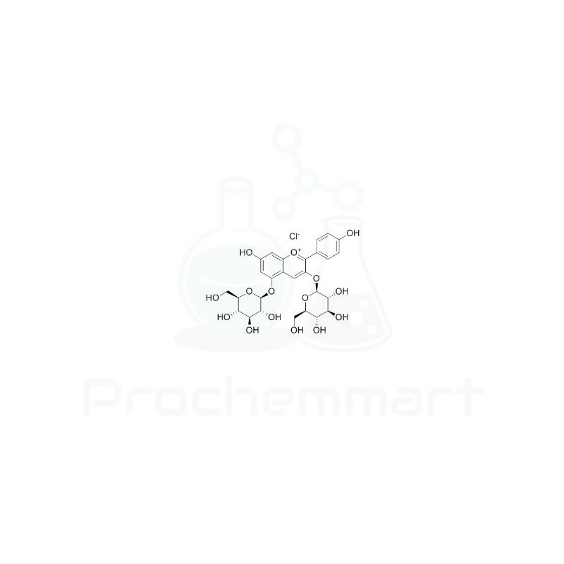 Pelargonidin-3,5-O-diglucoside chloride | CAS 17334-58-6