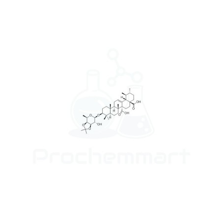 Quinovic acid 3-O-(3',4'-O-isopropylidene)-beta-D-fucopyranoside | CAS 182132-59-8