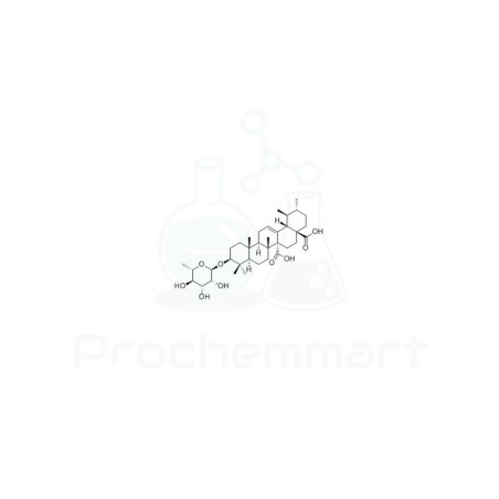 Quinovic acid 3-O-alpha-L-rhamnopyranoside | CAS 104055-76-7