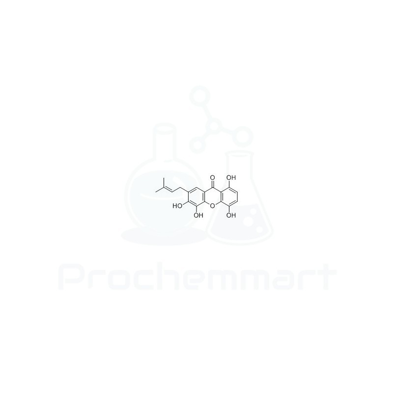1,4,5,6-Tetrahydroxy-7-prenylxanthone | CAS 1001424-68-5