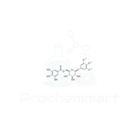 3,4,5-Trimethoxyphenyl-(6'-O-galloyl)-O- beta-D-glucopyranoside | CAS 109206-94-2