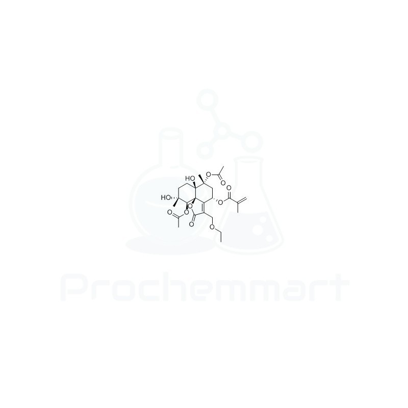 8 alpha-Methacryloyloxy-13-ethoxyvernojalcanolide | CAS 142891-14-3