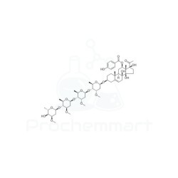 Qingyangshengenin 3-O-alpha-L-cymaropyranosyl-(1-4)-beta-D-oleandropyranosyl-(1-4)-beta-D-cymaropyranosyl| CAS 1808159-02-5
