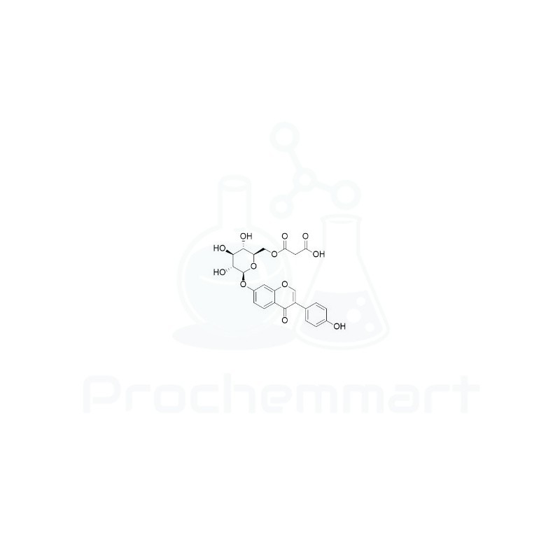 Daidzin 6''-O-malonate | CAS 124590-31-4