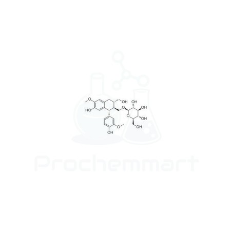 (-)-Isolariciresinol 9'-O-glucoside | CAS 143236-04-8
