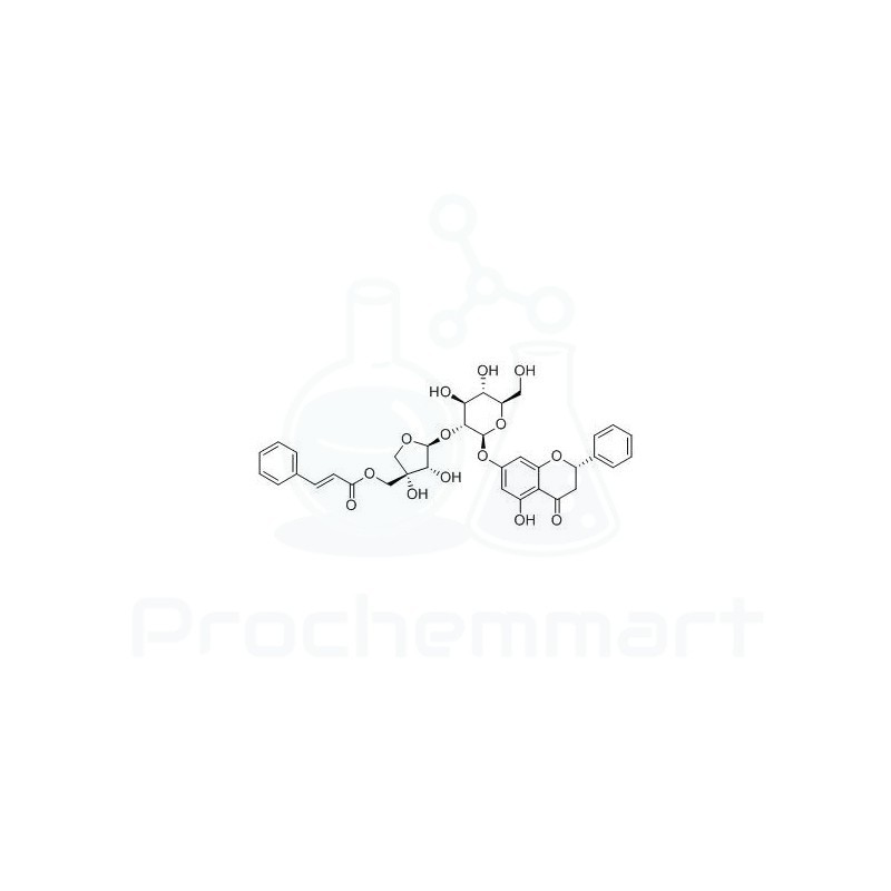 (2S)-Pinocembrin 7-O-[2''-O-(5'''-O-trans-cinnamoyl)-β-D-apiofuranosyl]-β-D-glucoside | CAS 773899-29-9