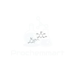 (6R,9R)-3-Oxo-α-ionol glucoside | CAS 77699-15-5